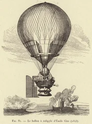The Aeolipile Balloon by Emile Gire (1843)